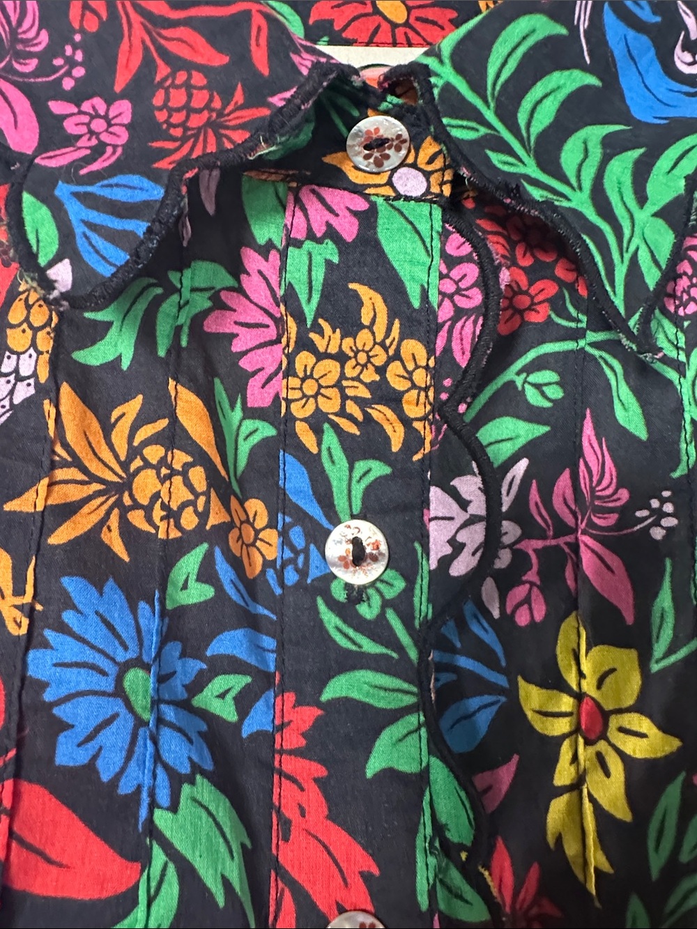 Farm Rio Tropical Garden Blouse - Picture 9 of 10